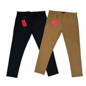 Premium Twill Pant - Black & Khaki