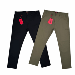 Premium Twill Pant - Black & Olive
